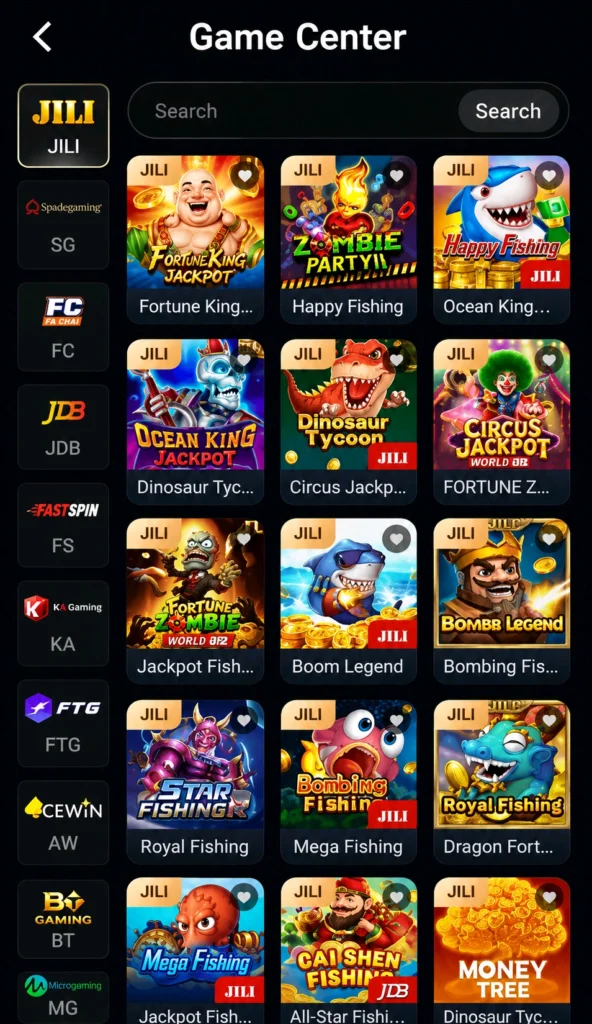 Available Games